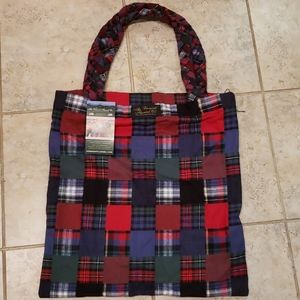 Flannel tote